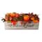 24" Autumn Harvest Maple Leaf & Berry Arrangement in Wooden Box